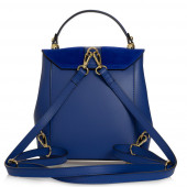 Rucsac dama din piele naturala DiAmanti Marco Blu